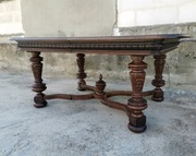 *Stół jadalniany rozkładany 3,5m-6m dębowy refektarzowy XIX w.,UNIKAT*