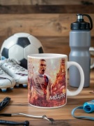 Kylian Mbappe prezent dla kibica piłki nożnej kubek Ceramiczny 