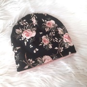 Czapka wiosenna dziewczęca bawełniana 50 cm