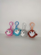 Pingwin breloczek handmade amigurumi 