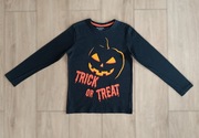 Bluzka bluzeczka długi rękaw dynia Halloween 134/140