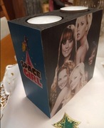 Space Girl świecznik drewniany