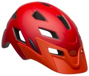Kask BELL SIDETRACK czerwono pomarańcz mat 50-57cm