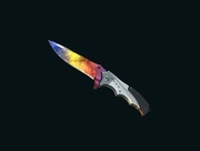 Nóż nomada  Marmurkowy gradient