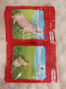 Figurka figurki Schleich świnia królik farma domowe zwierzęta 