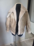 Kożuch z imitacja futerka 