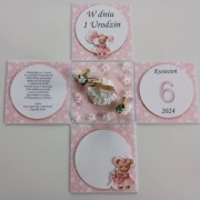 Exploding box na roczek, komunię, urodziny, ślub