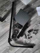 Bateria z termostatem czarna termostatyczna deszczownicą prysznicową kabiny