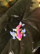 3x zawieszka breloczek - smok wiwerna 4 kolory + pocisk nabój metal