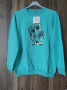 Bluza bawełniana sowa oversize 