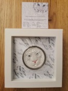 Moneta srebrna Biali Łowcy Biały Tygrys (White Tiger) 3 oz 5$