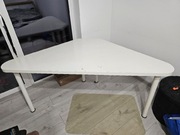 Biurko narożne białe IKEA