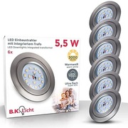 Reflektory Led ściemnialne B.K.Light 6 szt sufitow