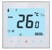 Komplet 14 sztuk białych cyfrowych sterowników ogrzewania