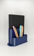 ORGANIZER na biurko Granatowy Druk 3D Pojemnik na Długopisy Akcesoria