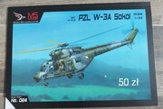 Model kartonowy PZL W-3A Sokół