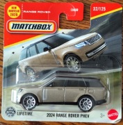MATCHBOX 2025 MODEL AUTKO 2024 Range Rover PHEV JBR27 32/125 1:64 NOWY 
