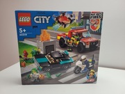 Lego 60319 City - Akcja strażacka i policyjny pościg