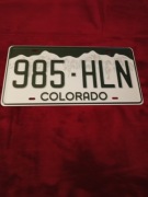 Replika kopia tablica rejestracyjna Colorado 30x15 cm