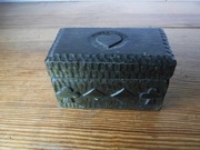 Stara szkatułka hand made na karty ZOBACZ 