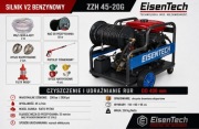 Wuko Urządzenie do czyszczenia kanalizacji EisenTech 200 bar / 45 l min