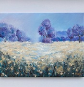 Letni poranek obraz olejny ręcznie malowany