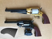 Remington 1858 Pietta okładka rękojeści z fakturą coffee KAWOWY z PETG