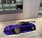 Dywanik Z Motywem Samochodu Sportowego, Ultra Coolowy Mat Samochodu