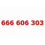Złoty numer ____ 666 606 303 ____ Platynowy - ViP