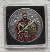 Medal Legendary Warriors: Leonidas 2025, Antique Color, 1oz, Ag 999