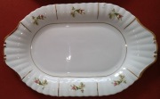 Chodzież porcelana patera Iwona złocona róża