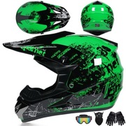 Dziecięcy zestaw Endurance Motocross ATV Kask+ Rękawiczki + Gogle