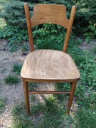 Krzesło drewniane stare. z czasów PRL orginalne 1978rok Radomsko