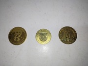 Monety/medale .Zestaw 7. Stan różny.