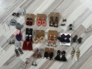 Zestaw kolczyków Stradivarius, Mango, H&M i inne