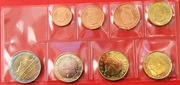 Luksemburg   Kompletny    Zestaw euro 2006 r   kpl  8 sztuk mennicze  !!