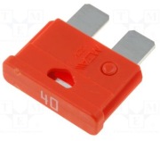 Bezpiecznik samochodowy 40A 19mm 