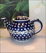 Czajnik imbryk ceramiczny duży 1,5L Ceramika Bolesławiec 