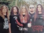 UNIKAT! Plakat CANNIBAL CORPSE z 1998 r. - Format A2 - NOWY!
