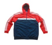 Adidas kurtka wiatrówka czerwona 2XL