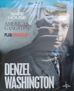 Denzel Washington zestaw 3 filmów (BOX 3 x Blu-ray) folia