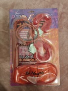 Zestaw erotyczny - kajdanki, bicz, maseczka