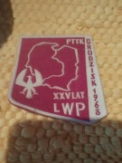 Naszywka PTTK xxv lat lwp Grodzisk 