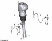 Nowy Amortyzator BMW G32 6GT Oryginał Prawej Strony 37107915962