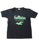 Czarna bluzka t-shirt Hollister California 34,XS/36,S sportowa