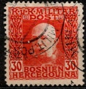 OA Bośni  Mi 73 kas. Cesarz Franz Joseph I