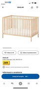 Nowe łóżeczko sniglar Ikea