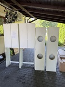 Meble do pralni Ikea nad pralkę i szuszarke.