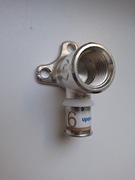 Kolano  wieszakowe Uponor  S Press 16 1/2 gw