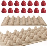 MALINA 35g forma silikonowa 29.8*17.5*2.7 do Pieczenia Czekolady Musów 